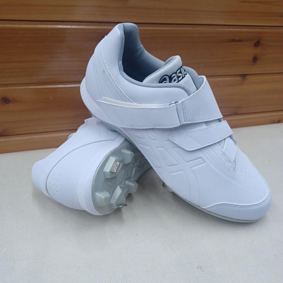 ASICS スパイクシューズ ホワイト　27.5cm