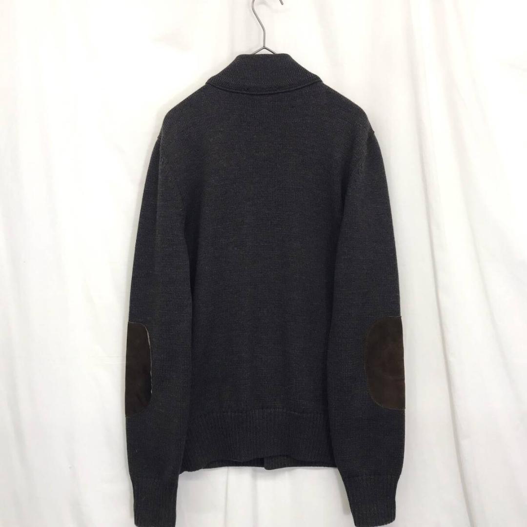 ZANONE : スエード×ニット コンビカーディガン★48★ブラウン