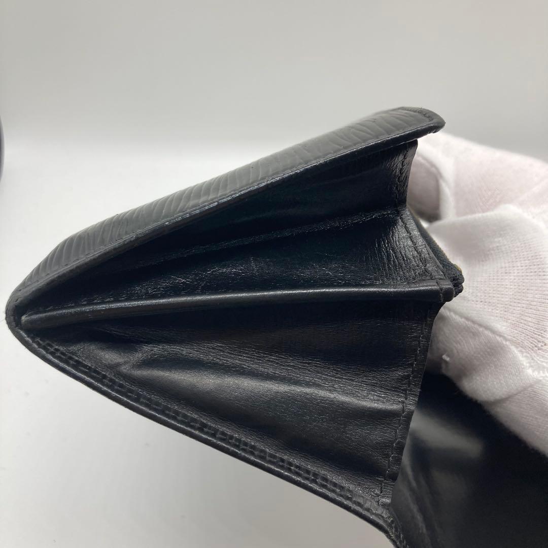 Louis Vuitton エピレザー ブラック 長財布 レザー ルイヴィトン