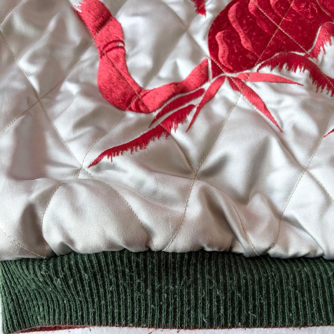 ベー 90's 別珍 テーラー東洋 M品番 スカジャン 赤虎 赤龍 赤鷹