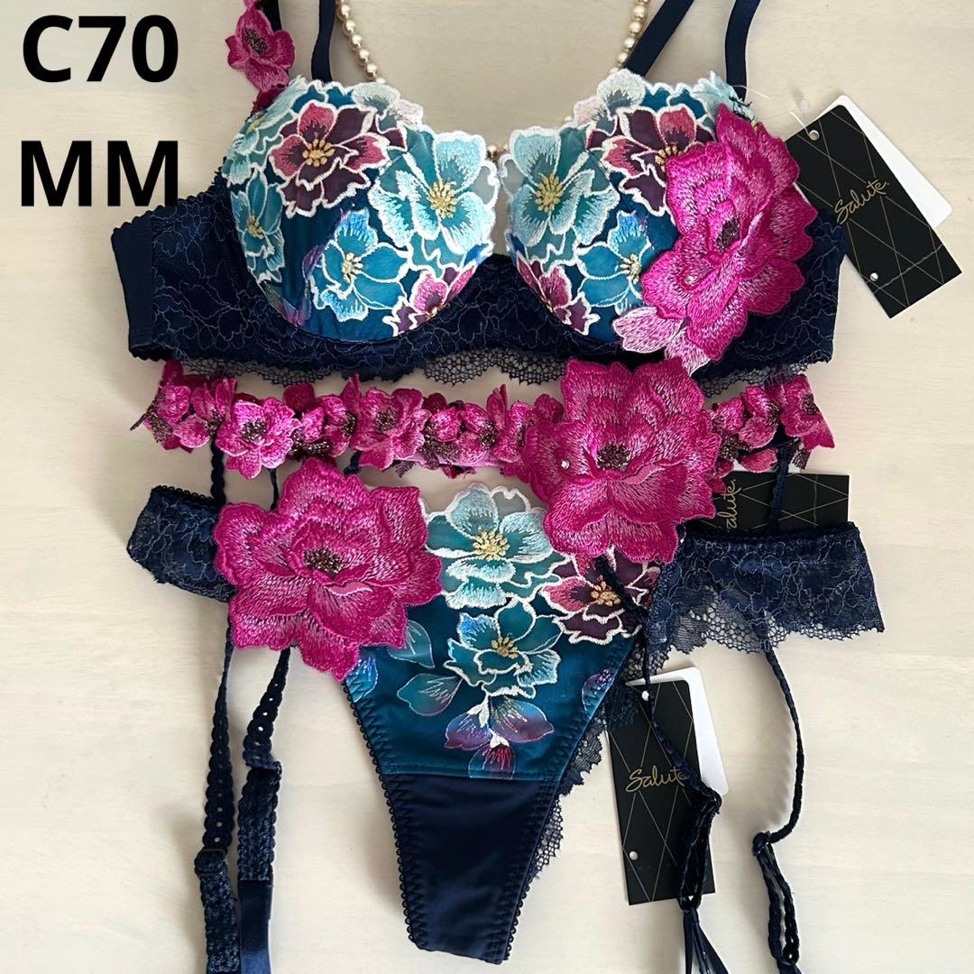 希少　最安値　サルート　03 C70 M M ネイビー　日本の花嫁