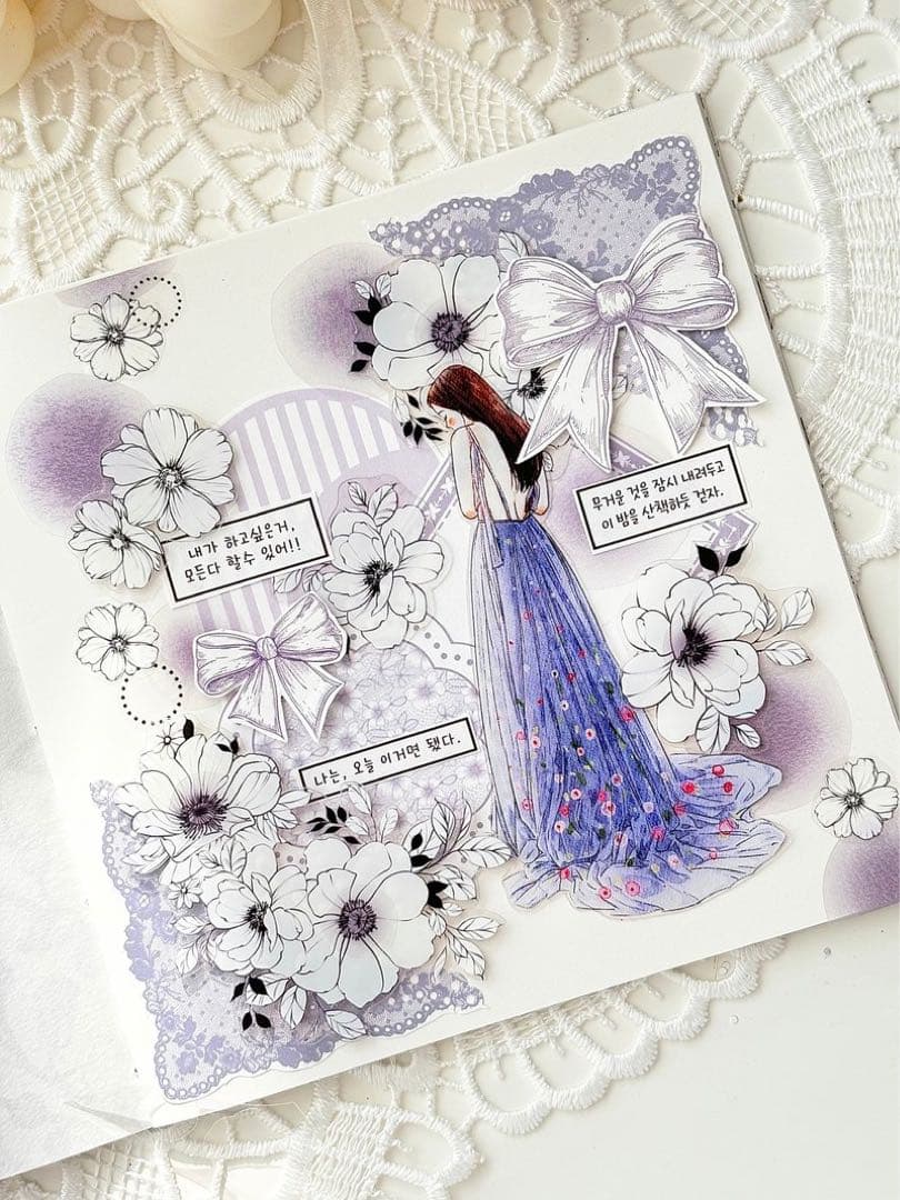 コラージュ素材　紙もの　素材紙　【2065】