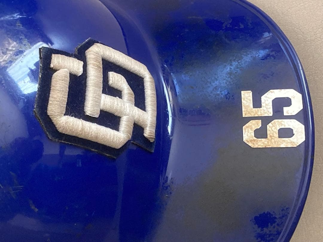 中日ドラゴンズ 2005実使用 球団支給ヘルメット 瀬間仲ノルベルト 65