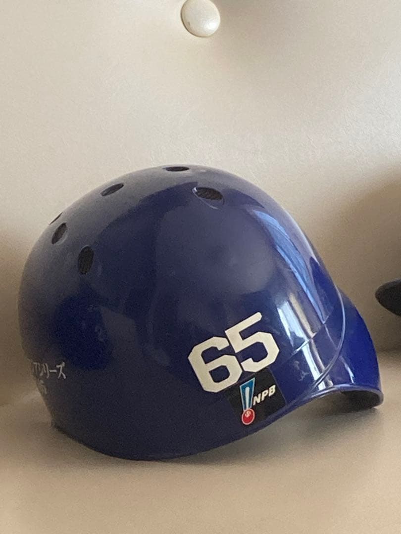 中日ドラゴンズ 2005実使用 球団支給ヘルメット 瀬間仲ノルベルト 65