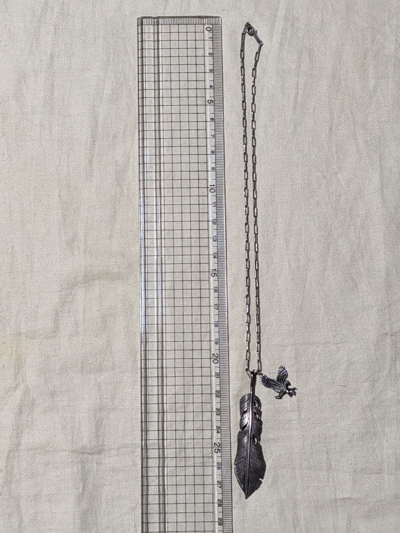 くさおアンティーク　シルバー925 イーグル　フェザー　ネックレス