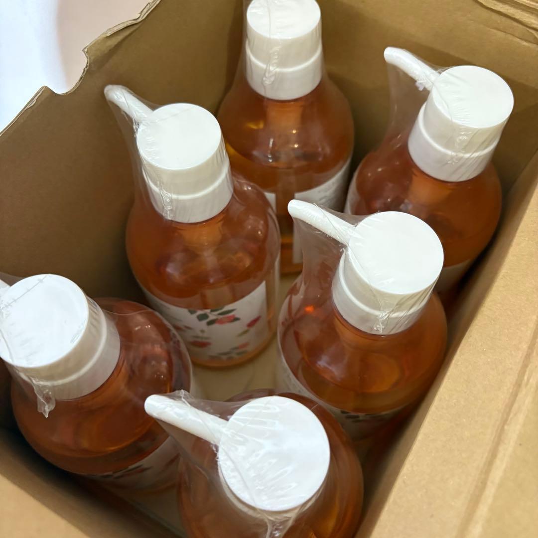 rinRen BODY SHAMPOO ローズ＆ツバキ 6本セット　凛恋