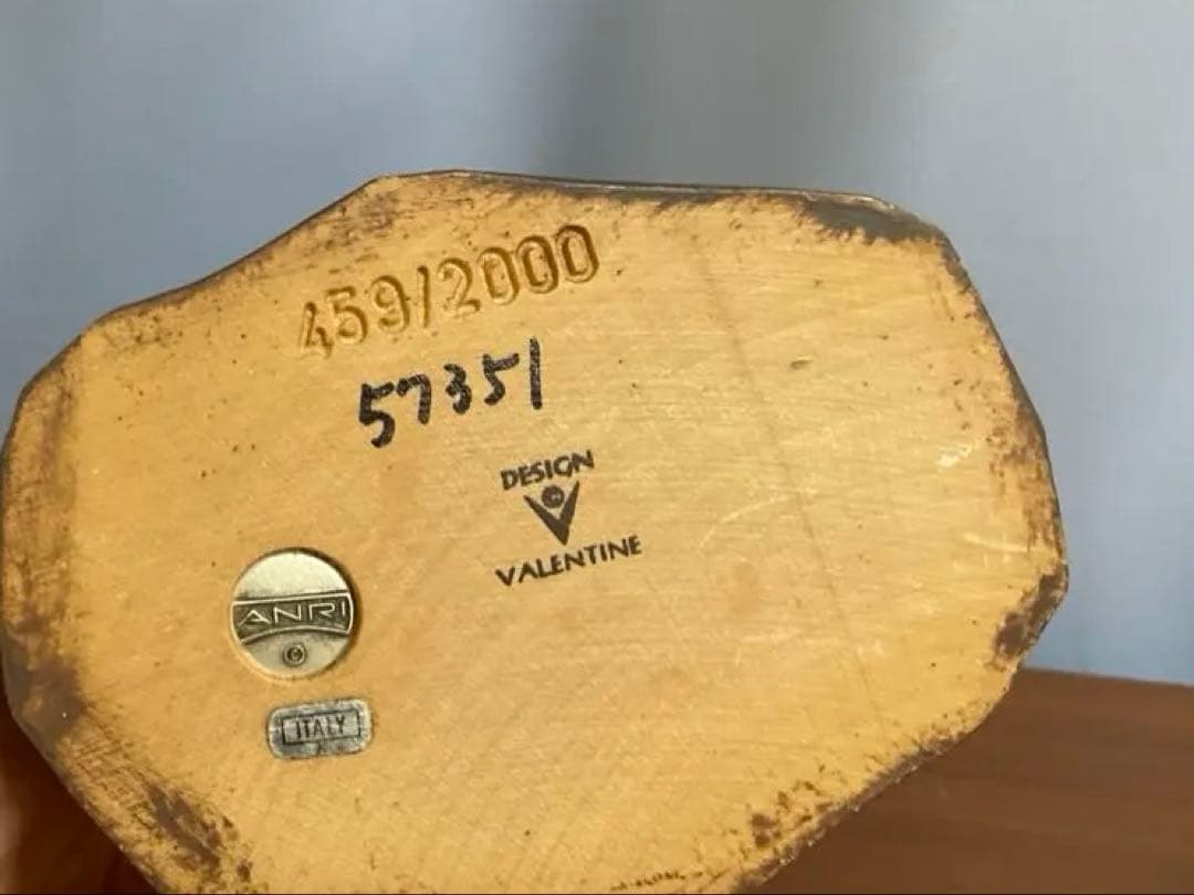 限定2000体/アンリ【ANRI】/17センチ/女の子の人形（木彫り）置物