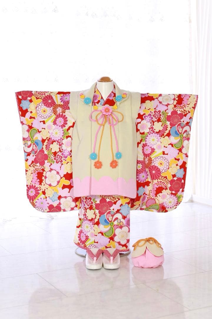 【3歳】七五三　被布　乙葉