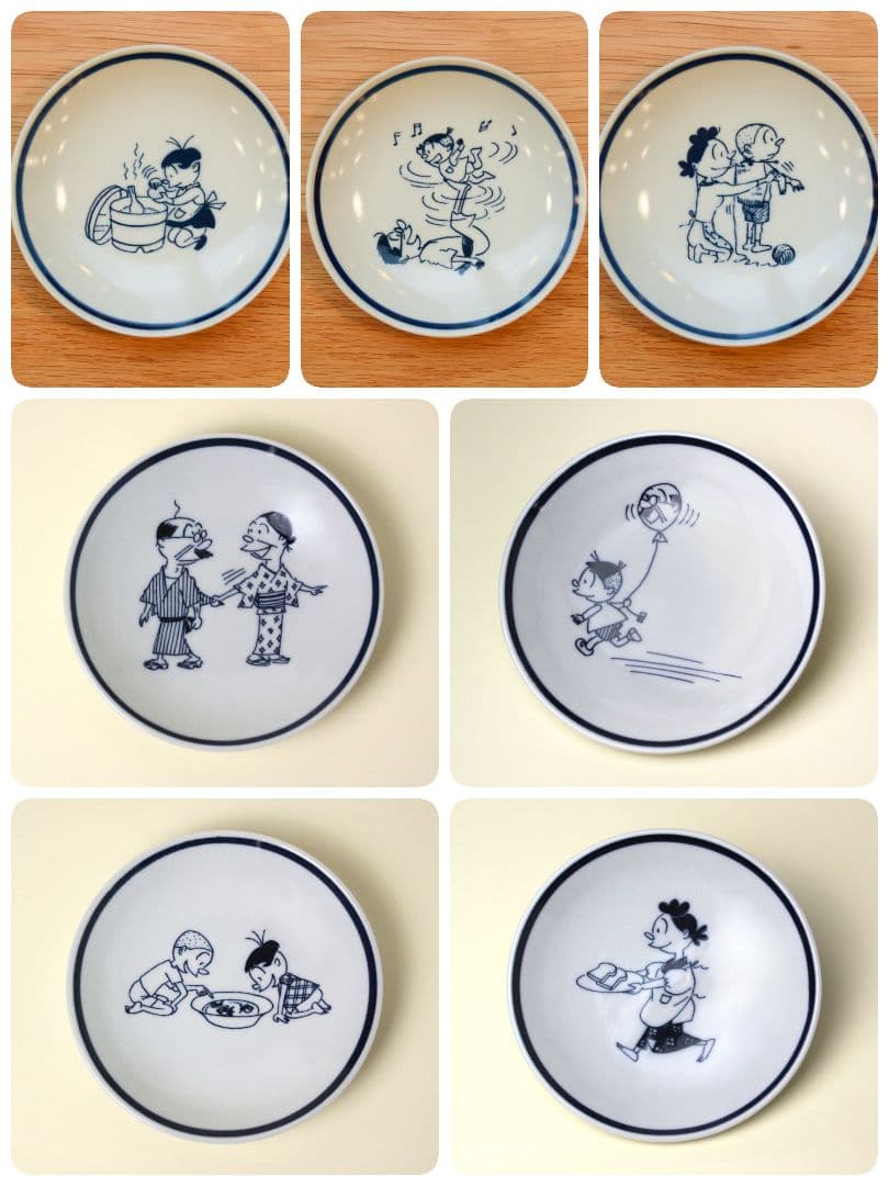 【未使用】長谷川町子美術館　サザエさん　豆皿　13枚セット