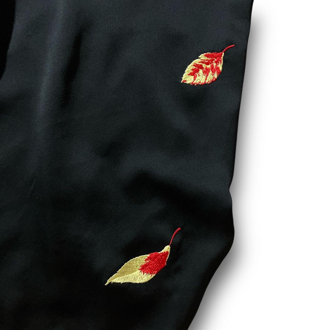 美品 19ss mame kurogouchi マメクロゴウチ 百合刺繍 シャツ