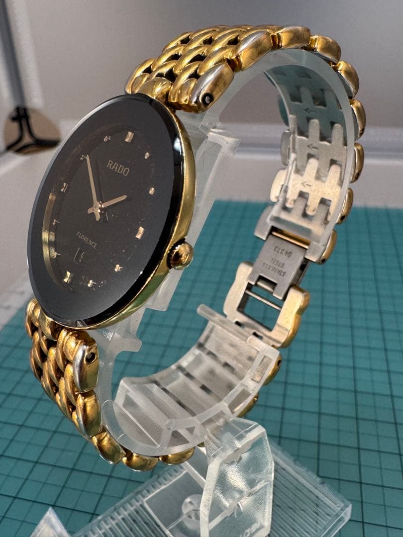 ARADO ブラックxゴールド160.3677.2 クオーツ腕時計