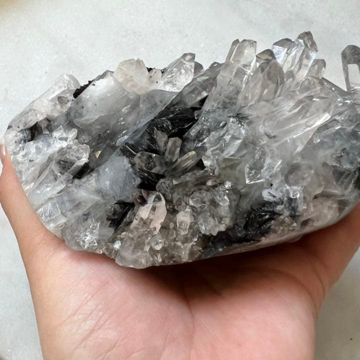 ヘマタイト&クリアクォーツ