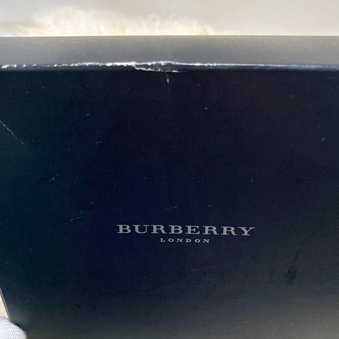 極美品　バーバリー　Burberry　レザーベルト　穴無し　メンズ　ブラック
