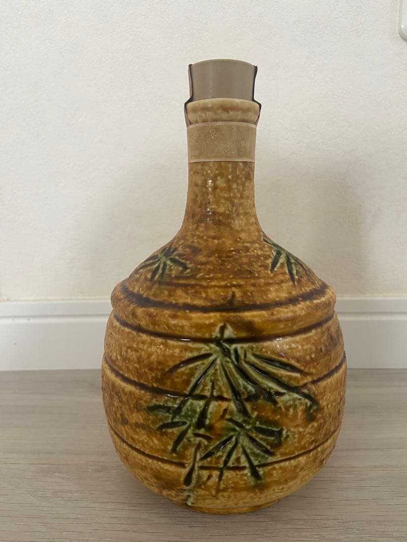 【入手困難・希少品】サントリー山崎 12年 黄瀬戸竹文徳利瓶