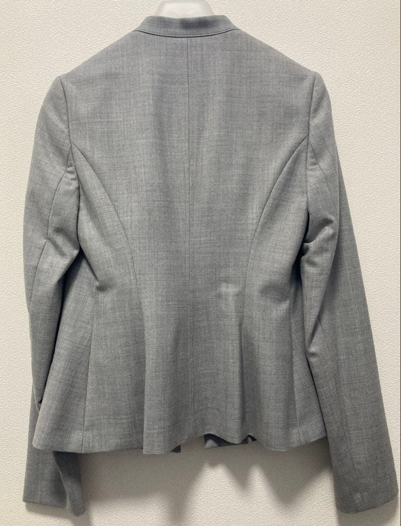 値下げ　セオリー ノーカラー ワイドパンツ スーツ　セットアップ