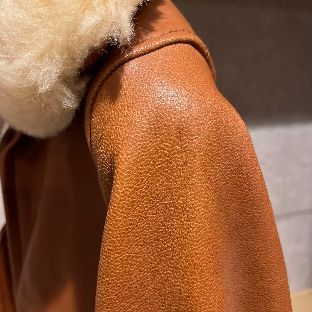 【極美品】TMTゴートレザーフライトジャケット