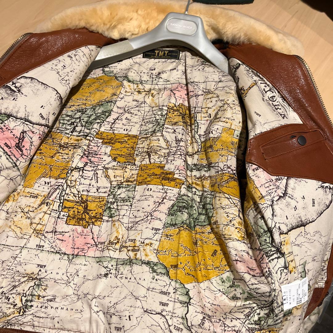 【極美品】TMTゴートレザーフライトジャケット