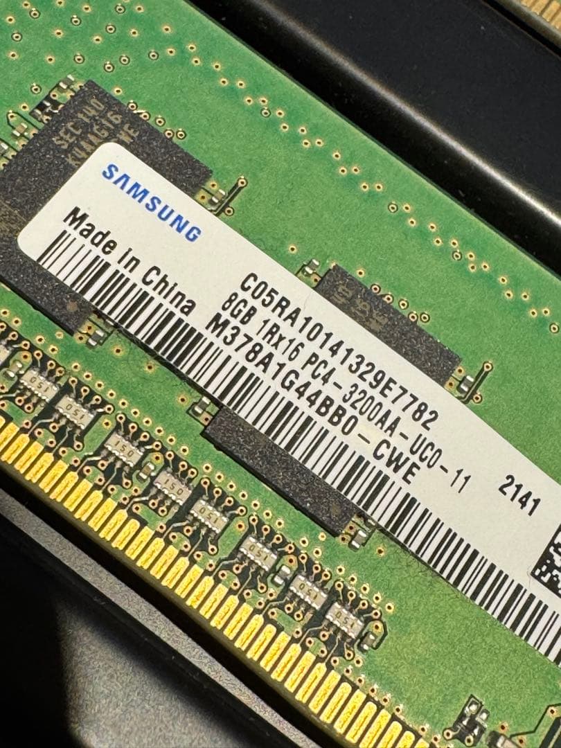 Samsung 16GB PC4-3200AA メモリー