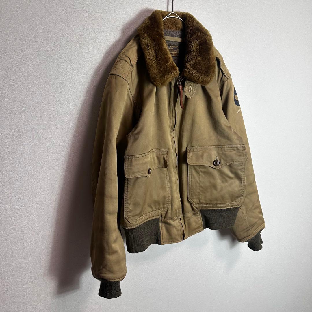 バズリクソンズ　フライトジャケット　TYPE B-10 アルパカ　モヘヤ　M