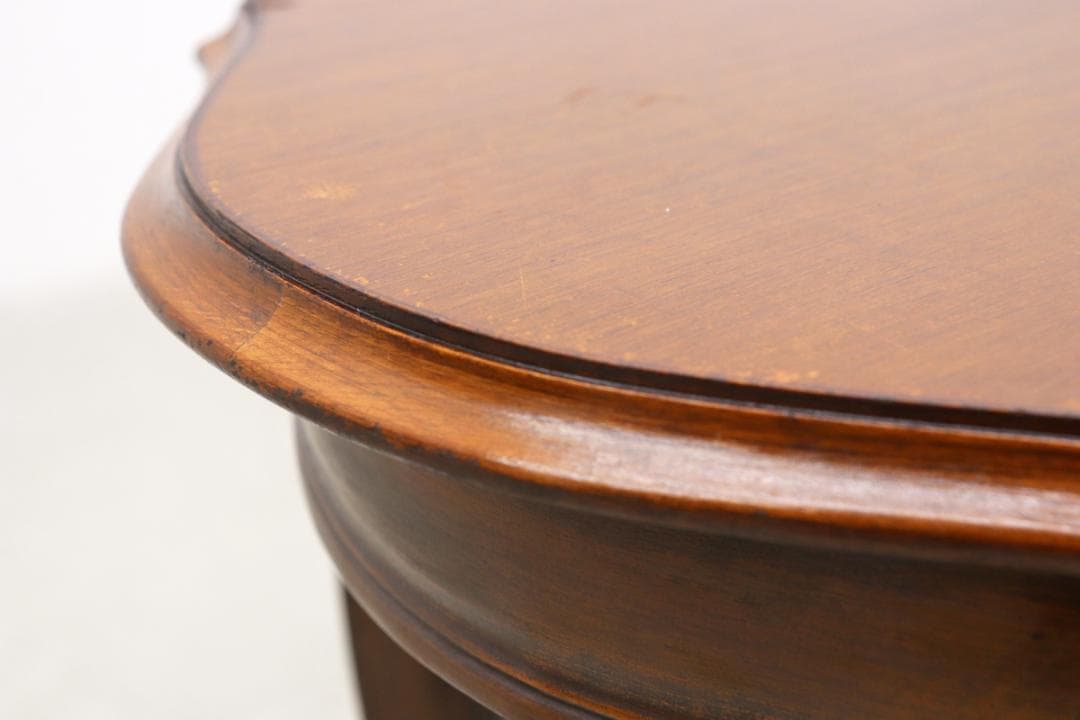 ヴィンテージ クラシカル オーバル センターテーブル サイドテーブル 猫脚