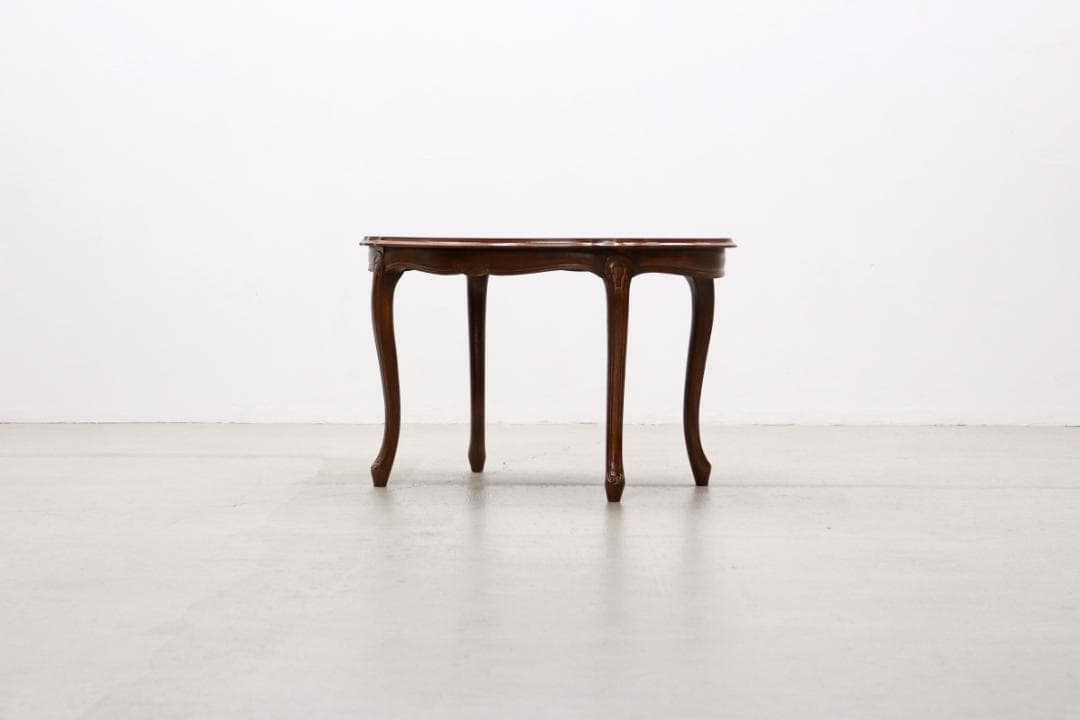 ヴィンテージ クラシカル オーバル センターテーブル サイドテーブル 猫脚