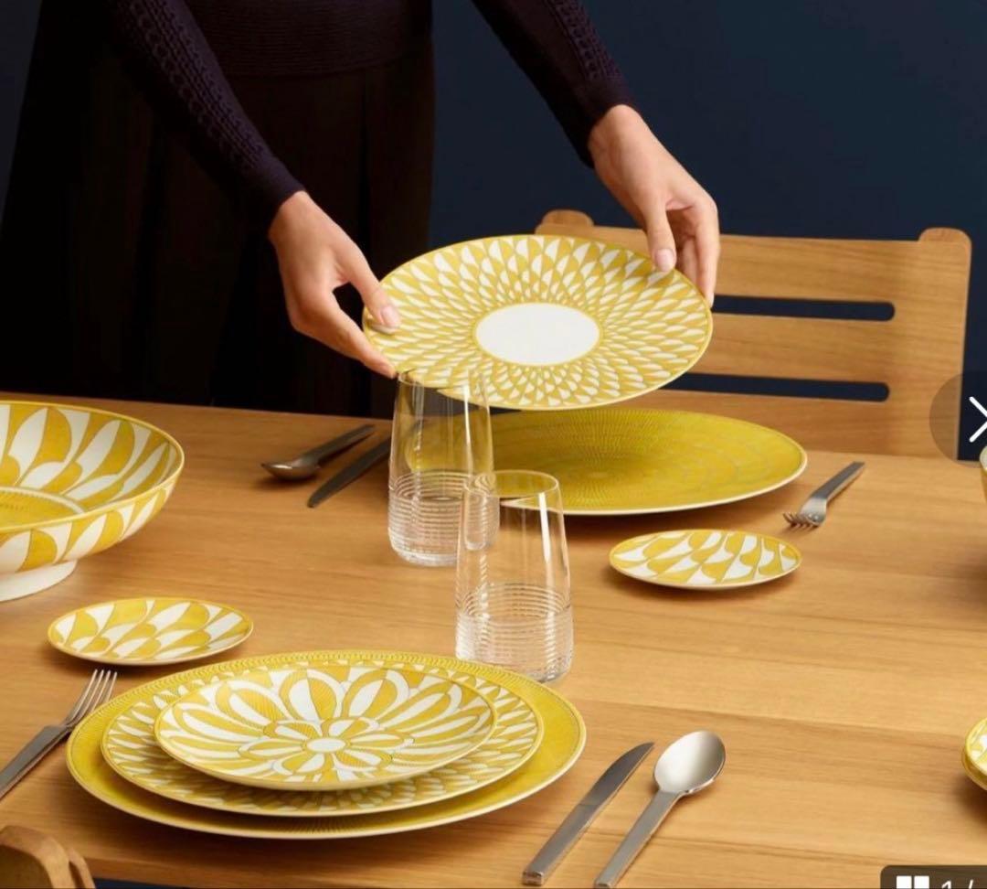 HERMES エルメス 新品 未使用　ソレイユ　長方形プレート 食器