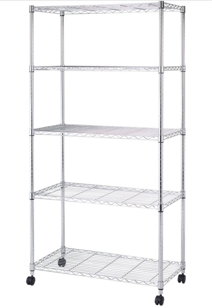 ドウシシャ5段 スチールラック幅90×奥行46×高さ180cm 耐荷重400kg