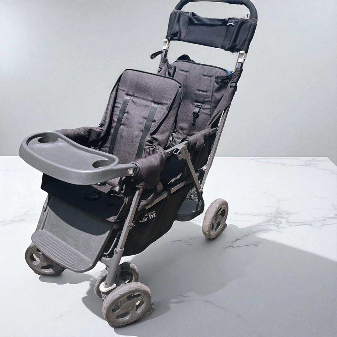 joovy ウルトラライトグラファイト 2人乗りベビーカー