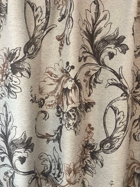 Disneyディズニー　ミッキー　カーテン