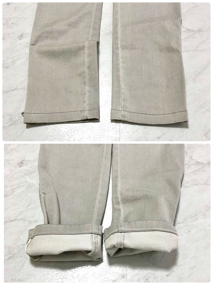 【極美品】ルイヴィトン デニム モノグラム キキルティング レザー グレー 38