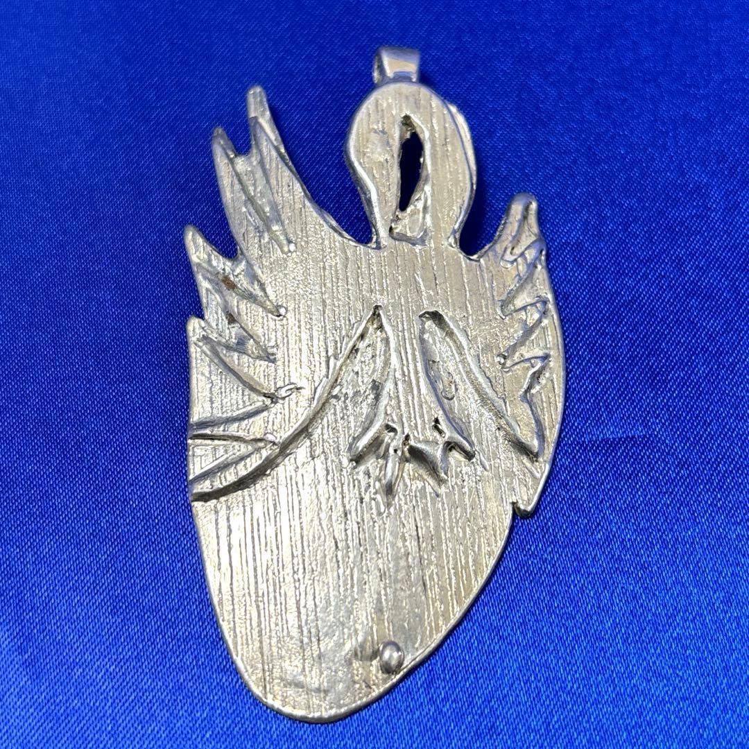 【匿名配送】フェニックスモチーフ　シルバーペンダントトップ　SILVER刻印