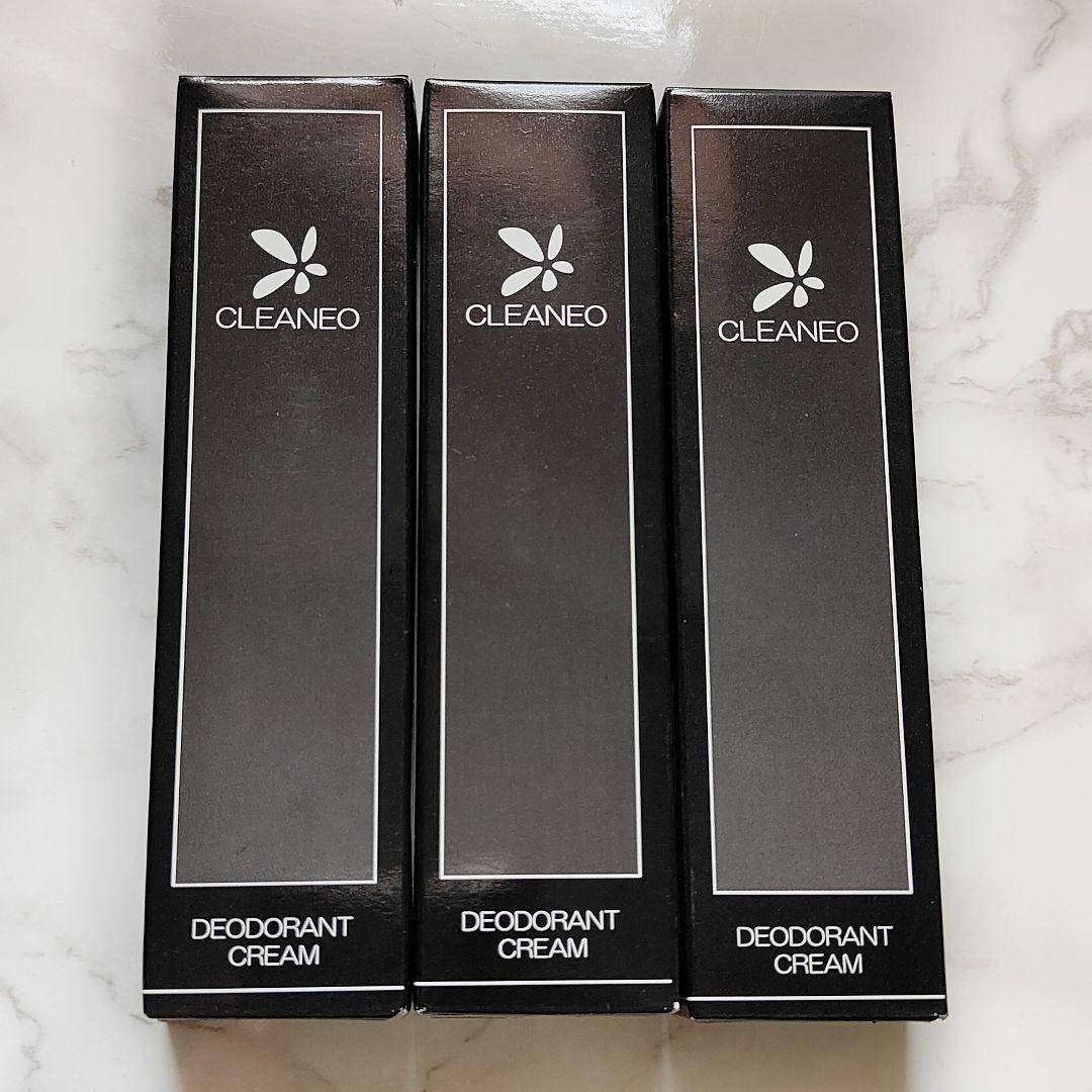 【新品未開封】CLEANEO クリアネオ デオドラントクリーム 30g×3本