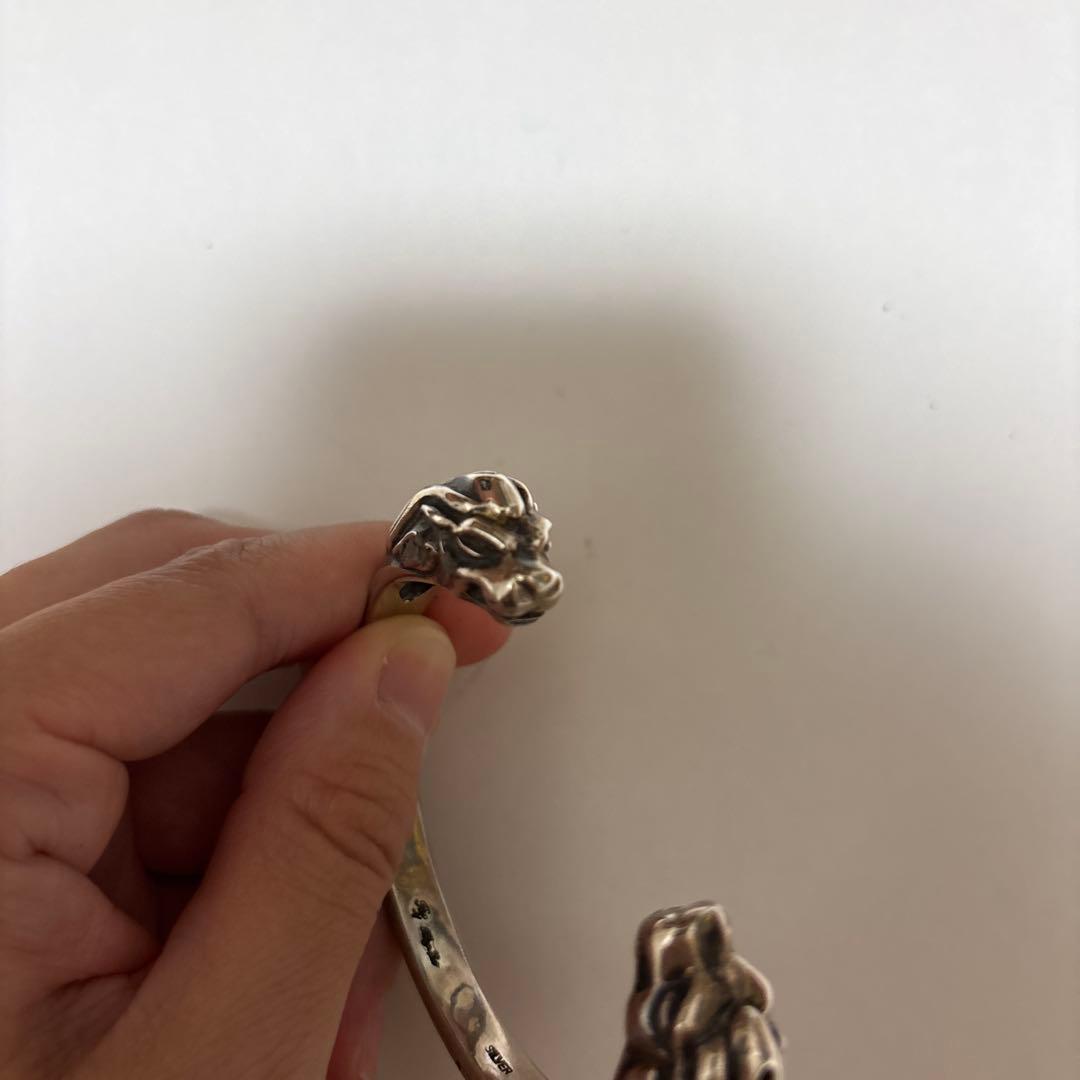 シルバー ライオン爪 バングル キングリモ　King Limo