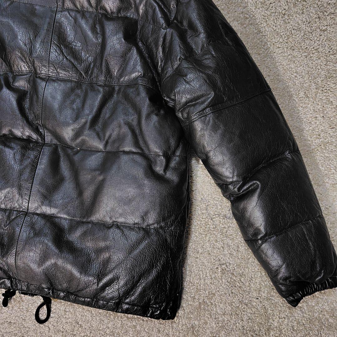 ROPE レザー ダウンジャケット