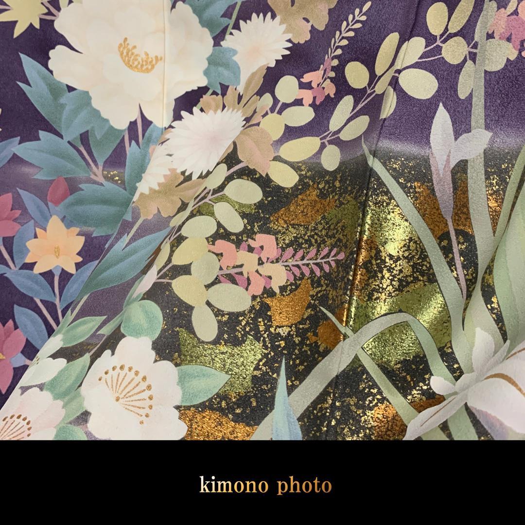 【新品、未使用】振袖7点フルセット【極上逸品】正絹【金駒刺繍友禅染】トールサイズ