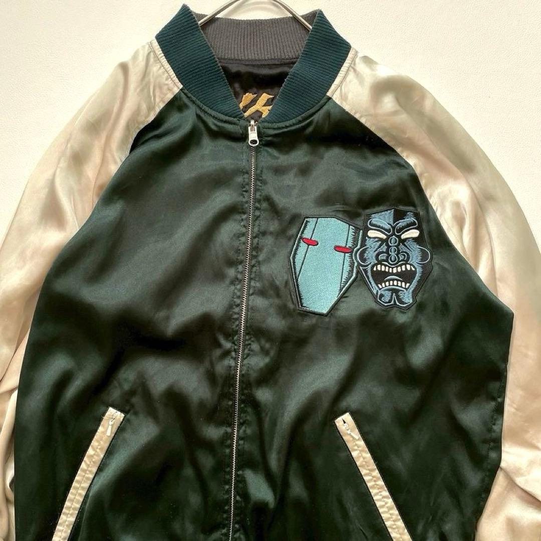 う*隷様 【希少/キン肉マンコラボ】PUNK DRUNKERS スカジャン 刺繍