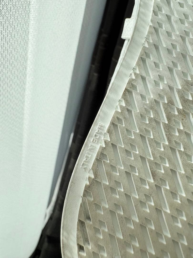 36.5 HERMES ホワイトレザー ローファー モカシン　ケリー　金具