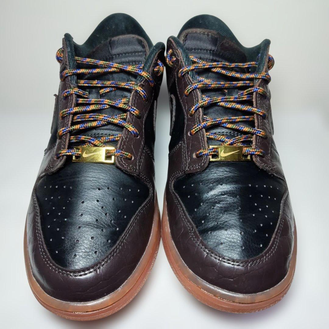 靴 NIKE DUNK LOW SE BLACK/VELVET BROWN