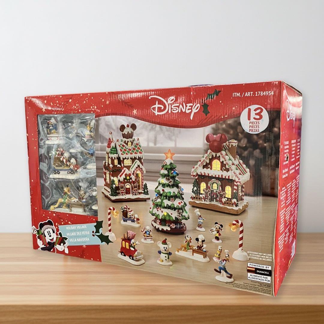 【本日限り】 ディズニー クリスマスヴィレッジ13点セット コストコ