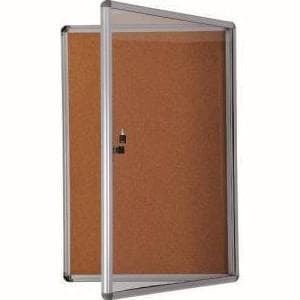 値下　屋内掲示板 450×600mm　ポスターケース　カバー付き　扉付き