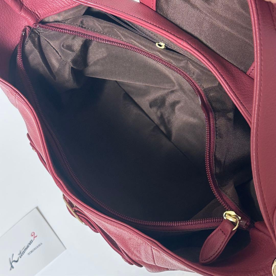 【美品】kitamura2 トートバッグ 本革 A4 軽量 ビジネスバッグ
