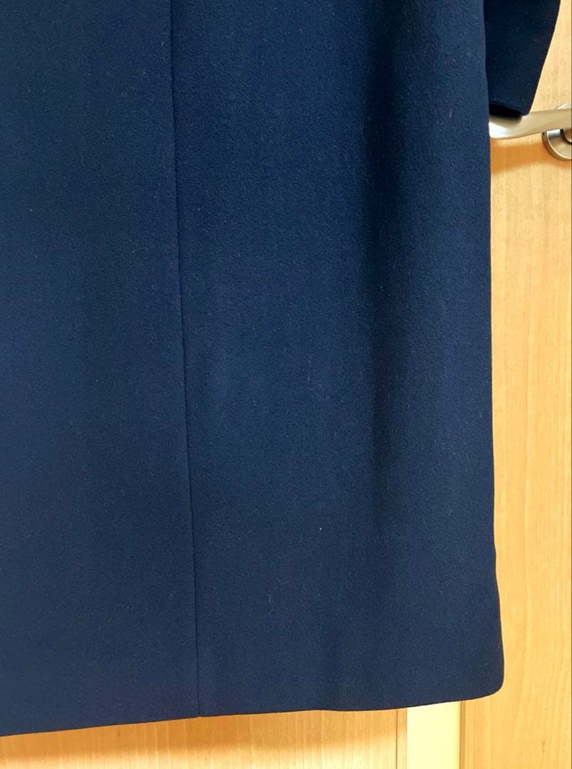 Noble定価53,900円 カシミヤ混MTRチェスターディテールVカラーコート