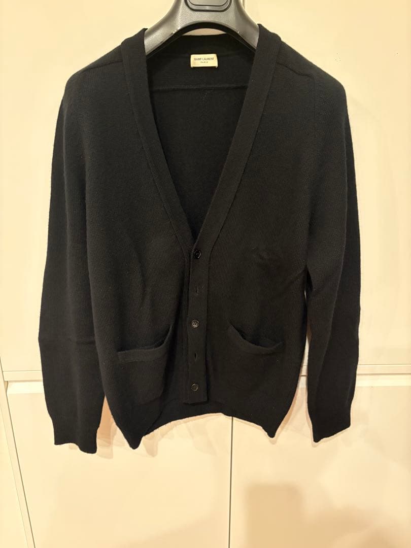 出品間も無く終了！SAINT LAURENT サンローラン カシミヤカーディガン