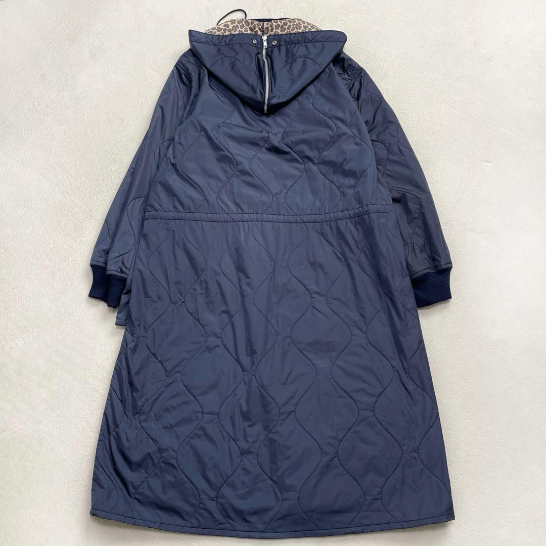コムデギャルソン 中綿キルティングコート M 2way AD2019 レオパード