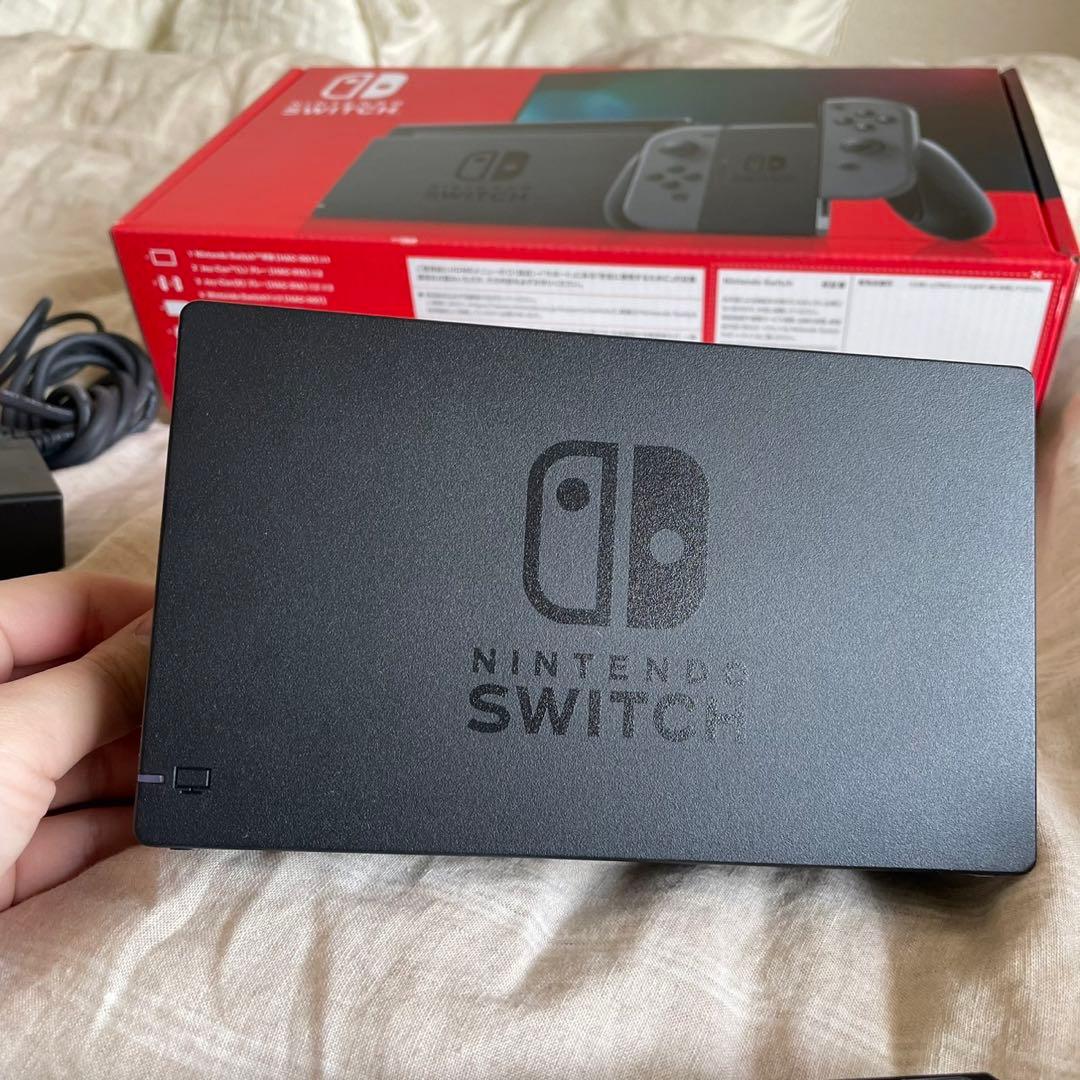 Nintendo Switch 本体 グレー ゲームソフト付き