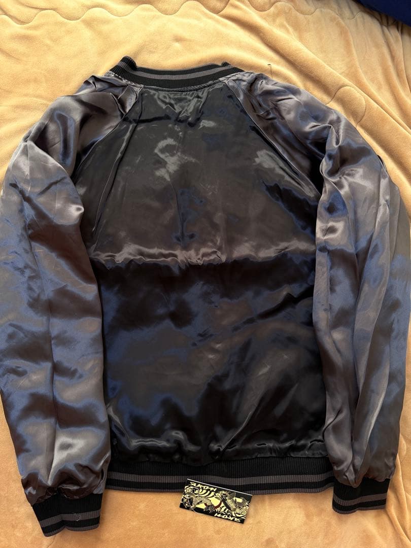 未使用 SUKAJAN 日本虎龍桜 スカジャン silk vintage 美品