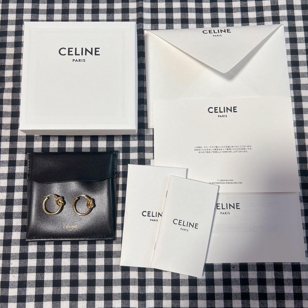 CELINE フープピアス