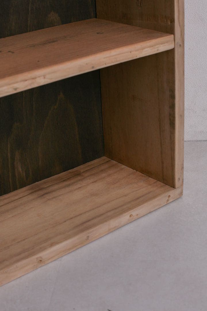 桝目棚 本棚　収納棚　小物入れ　棚　古家具　ヴィンテージ家具