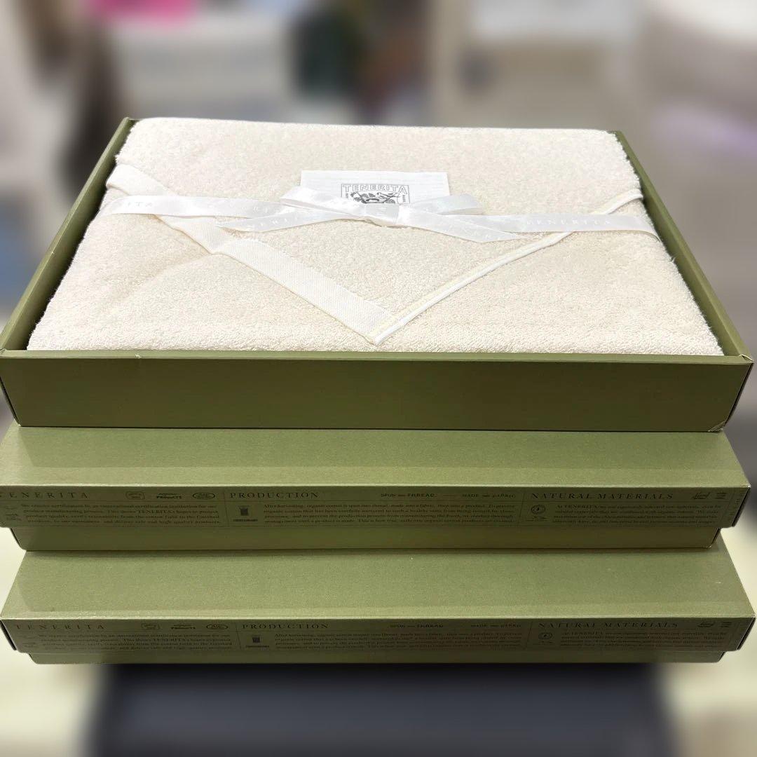 TENERITA クリーム色 バスタオル