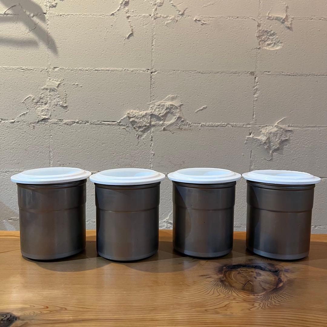 パコジェット専用ビーカーと蓋4セット